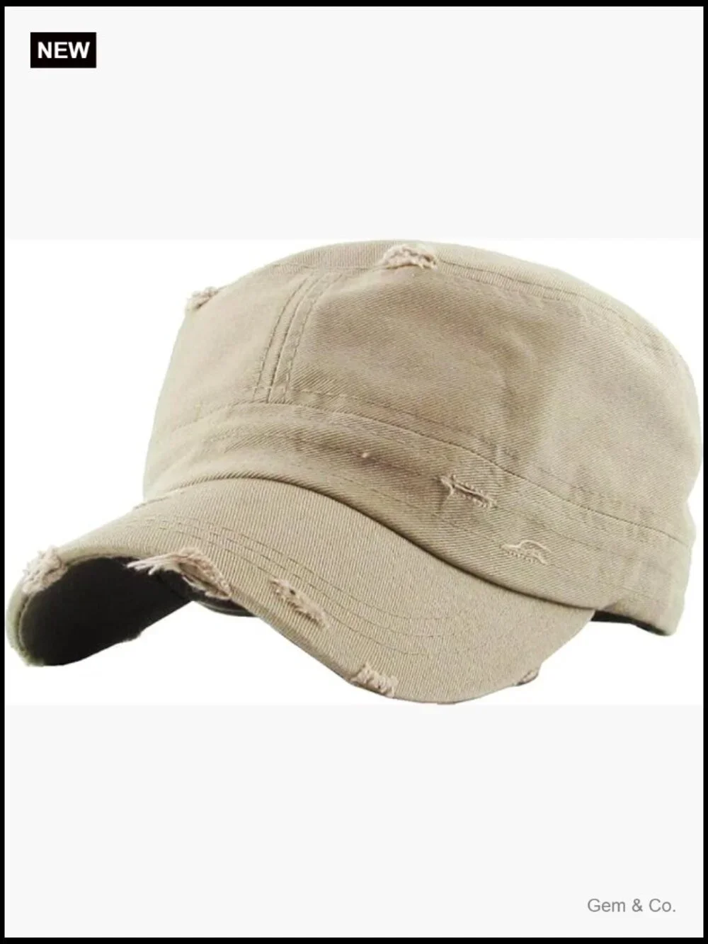 Vintage Newsboy Cap, Women's Cadet Cabbie Hat - 100% Cotton, Adjustable